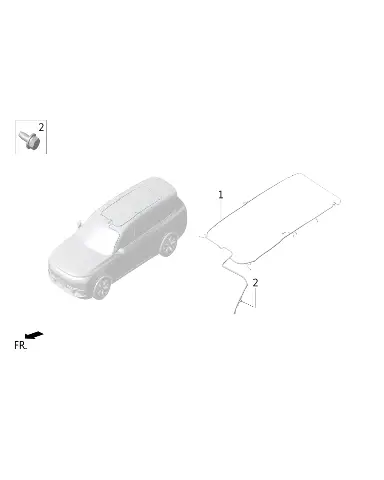 Жгут проводки крыши для LIXIANG L9 MAX 2023, X01-40020013