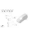 Пятипазовый хомут трубки для LIXIANG L9 MAX 2023, X01-35060043