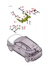 Болты с шестигранным фланцем для BYD Song Plus DM-i 2023, 11566124-00