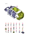 Наклейка D60-2 для BYD Song DM-i 2024, 10273713-00