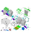Правый воздуховод для обдува ног для Leapmotor C11, 8031628-CA01