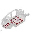 Демпферная подушка переднего пола задняя для Leapmotor C11, 6601111-CM01