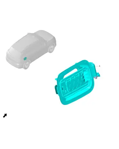 Блок зарядного порта в сборе для Leapmotor C11, 6507100-CF02