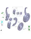Правый передний корпус тормозного суппорта в сборе для Leapmotor C11, 3501045-CW01