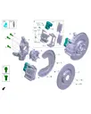 Диск тормозной, задняя ось для Leapmotor C11, 3502014-CU02
