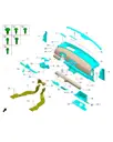 Верхняя крышка рулевой колонки в сборе для Leapmotor C11, 5510510-LC11