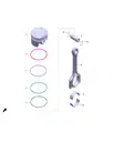 Вкладыш шатуна нижний (2) для Leapmotor C11, 7101024-SH01