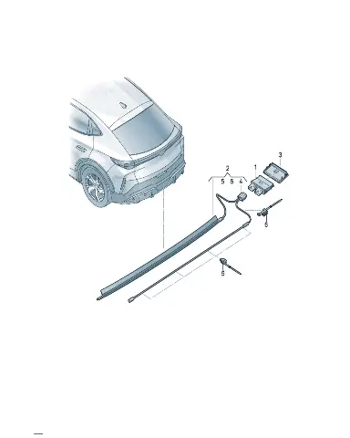Деталь для Volkswagen ID.UNYX, 3GD962243D