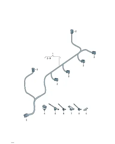 Трос стяжки и sockets для пластина толщина cassette для Volkswagen ID.UNYX, N10659801
