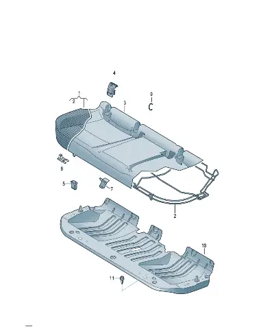 Кожух для Volkswagen ID.UNYX, 11D886373