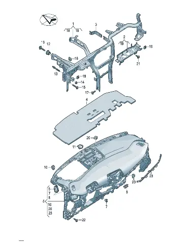 Вставка гайка для Volkswagen ID.UNYX, N90698703