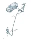 Трос кронштейн для Volkswagen ID.UNYX, 1ED971458