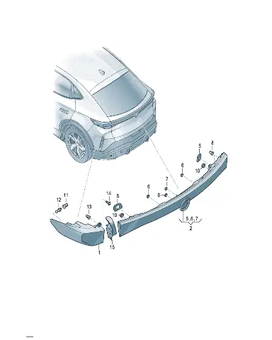 Слепой заклепка гайка для Volkswagen ID.UNYX, N91233601