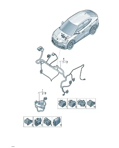 Плоский контакт розетка воздух outlettemperature sensortemperature sensorevaporator для Volkswagen ID.UNYX, 5Q0973115