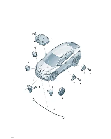 Деталь для Volkswagen ID.UNYX, 3WA959351
