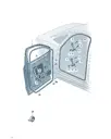 Полукруглый петля для Volkswagen ID.UNYX, 11A831405L