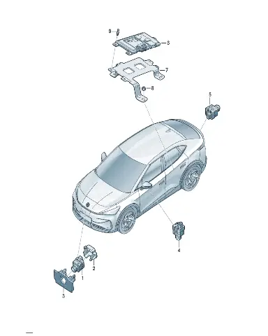 Деталь для Volkswagen ID.UNYX, 1ED980568A