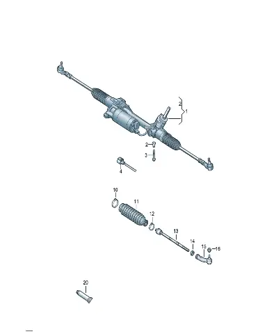 Шестигранный плечевой болт для Volkswagen ID.UNYX, N10552402