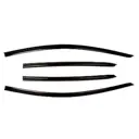 Ветровики, дефлекторы BYD Yuan plus, черные без хрома