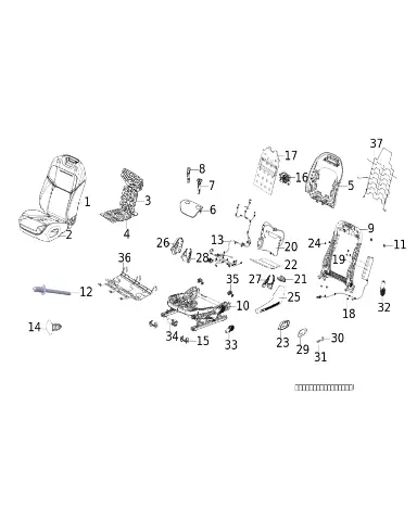 Блок переключателей регулировки сиденья для XPENG G6, 6310H13FA1-00-01