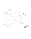 Умный ключ в сборе для XPENG G6, 8810005EA1-6D-02