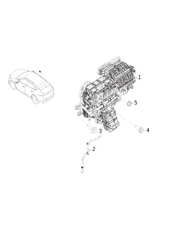 Дренажная трубка кондиционера для XPENG G6, 8105001FA1-00-03