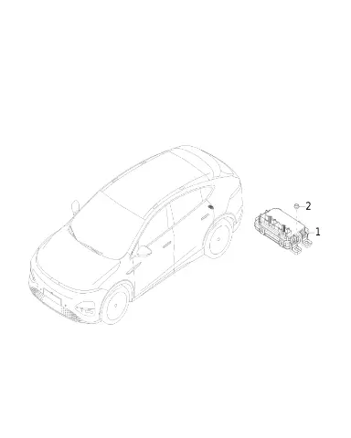 Гайка с фланцем для XPENG G6, Q32005T2F36