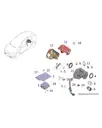Болт с шестигранной головкой M6×12 для XPENG G6, Q1840612T1F62
