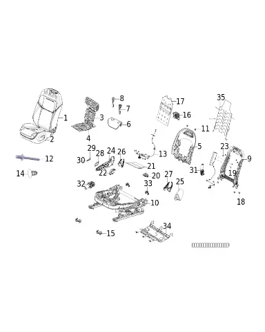 Гайка крепления подушки безопасности для XPENG G6, 6310509ED1-00-01