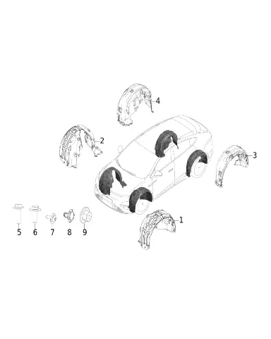 Клипса для XPENG G6, 911001700-00-01