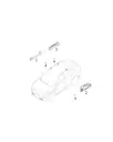 Задняя левая потолочная ручка для XPENG G6, 6270200FA1-B1-00