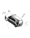 Жгут заземления заднего электропривода для XPENG G9, 1032001EA1-00-02