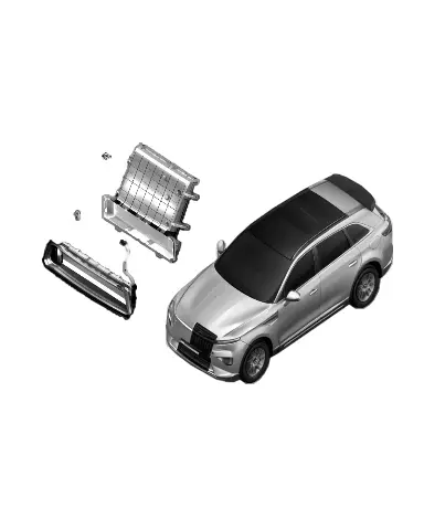 Активная решетка радиатора для XPENG G9, 7190100EA2-00-01