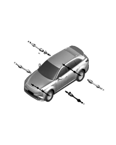 Гайка с фланцем для XPENG G9, 905000146-00-02