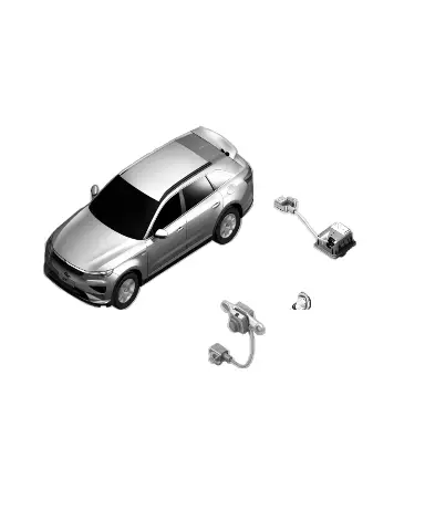 Задняя камера парковки для XPENG G9, 8740007EA1-00-00