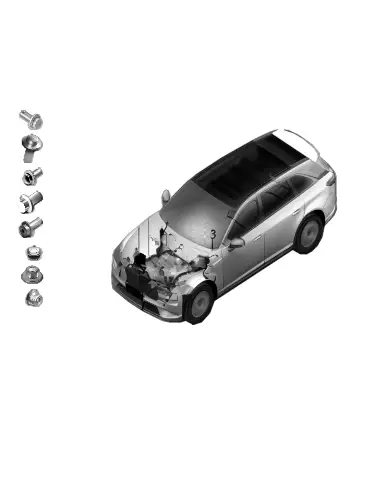 Жгут проводки передней части салона для XPENG G9, 8310201EA1-00-03