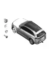 Гайка с фланцем М6 для XPENG G9, Q32006F62