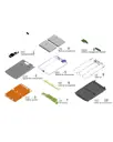 Болт с шестигранным фланцем для XPENG G9, Q1840508