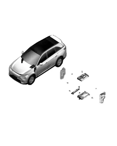 Болт с шестигранным фланцем М6×25 для XPENG G9, Q1840625F38
