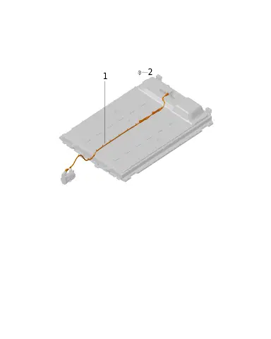 Передний жгут проводки аккумулятора для XPENG P7+, 8410001FC1-00-03