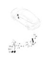 Кронштейн педали тормоза для XPENG P7+, 3030110FC1-00-03