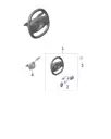 Блок кнопок руля для XPENG P7+, 8225020FC1-V7-00