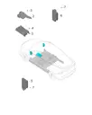 Контроллер домена салона для XPENG P7+, 9110300FCA-00-00