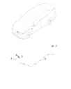 Ручка капота для XPENG P7+, 5620004EA1-V6-02