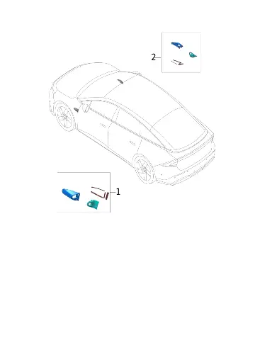 Левая накладка камеры на крыле для XPENG P7+, 7186100FC1-00-03
