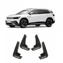 Брызговики Volkswagen ID.6 Crozz / X, черного цвета