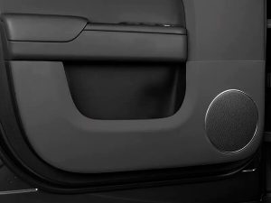 Комплект защитных накладок для дверной карты Lixiang L7 Ultra, черного цвета