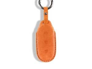 Чехол для смарт ключа Lixiang, оранжевого цвета, замша