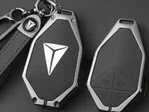 Противоударный, защитный чехол для смарт-ключа Changan Deepal S07, Черного цвета