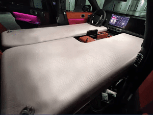 Надувной матрас, на весь салон авто Lixiang L7, бежевого цвета